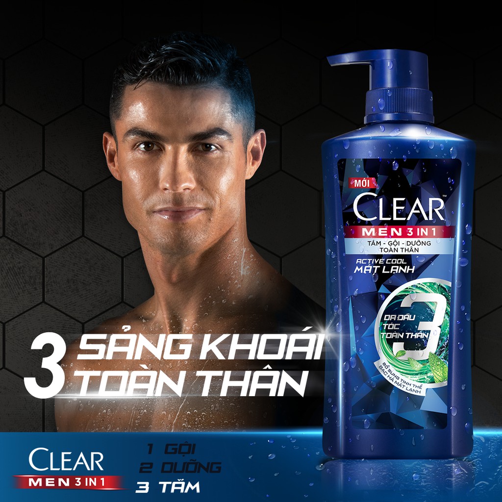 LÀ ĐÀN ÔNG BẠN ĐÃ THỬ “CLEAR MEN 3 TRONG 1”?