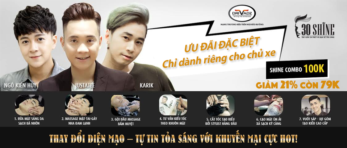 THAY ĐỔI DIỆN MẠO – TỰ TIN TỎA SÁNG VỚI KHUYẾN MẠI CỰC HOT CÙNG 30SHINE! THAY ĐỔI DIỆN MẠO – TỰ TIN TỎA SÁNG VỚI KHUYẾN MẠI CỰC HOT CÙNG 30SHINE!