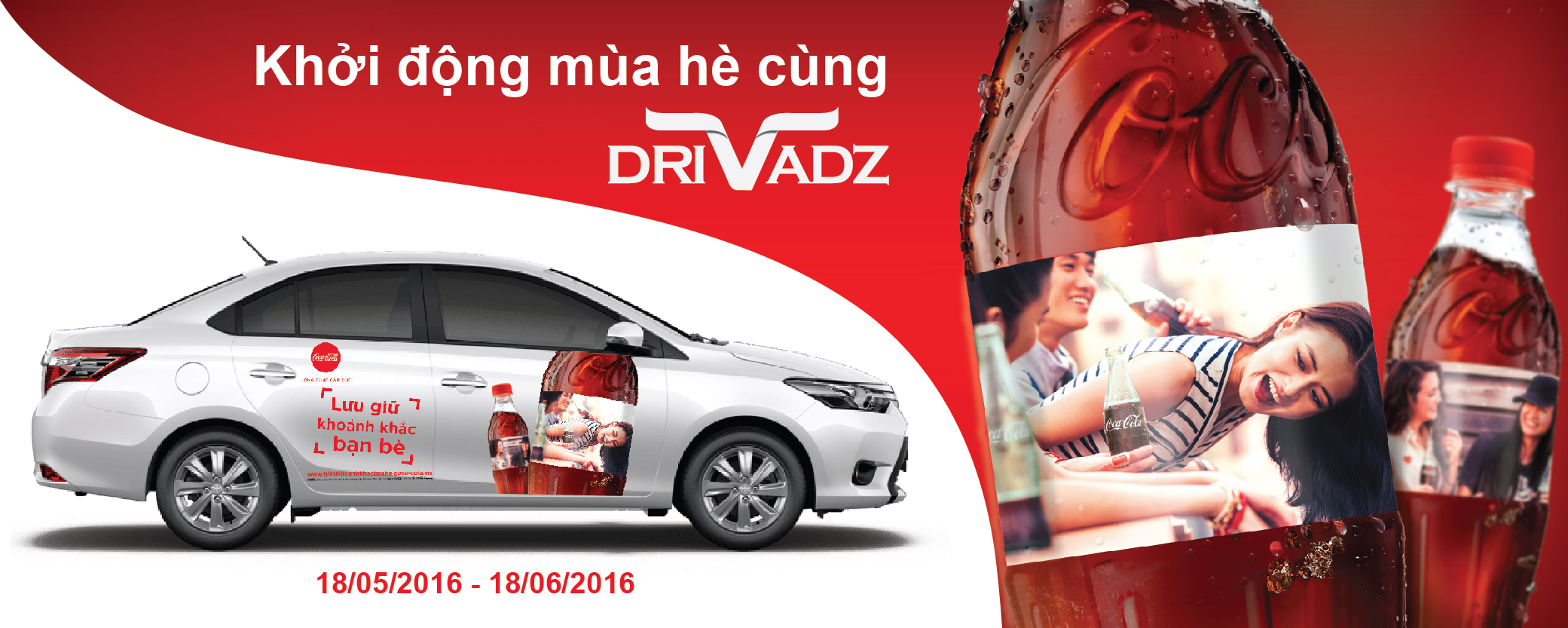 Tham gia chiến dịch Coca-Cola cùng driVadz Tham gia chiến dịch Coca-Cola cùng driVadz