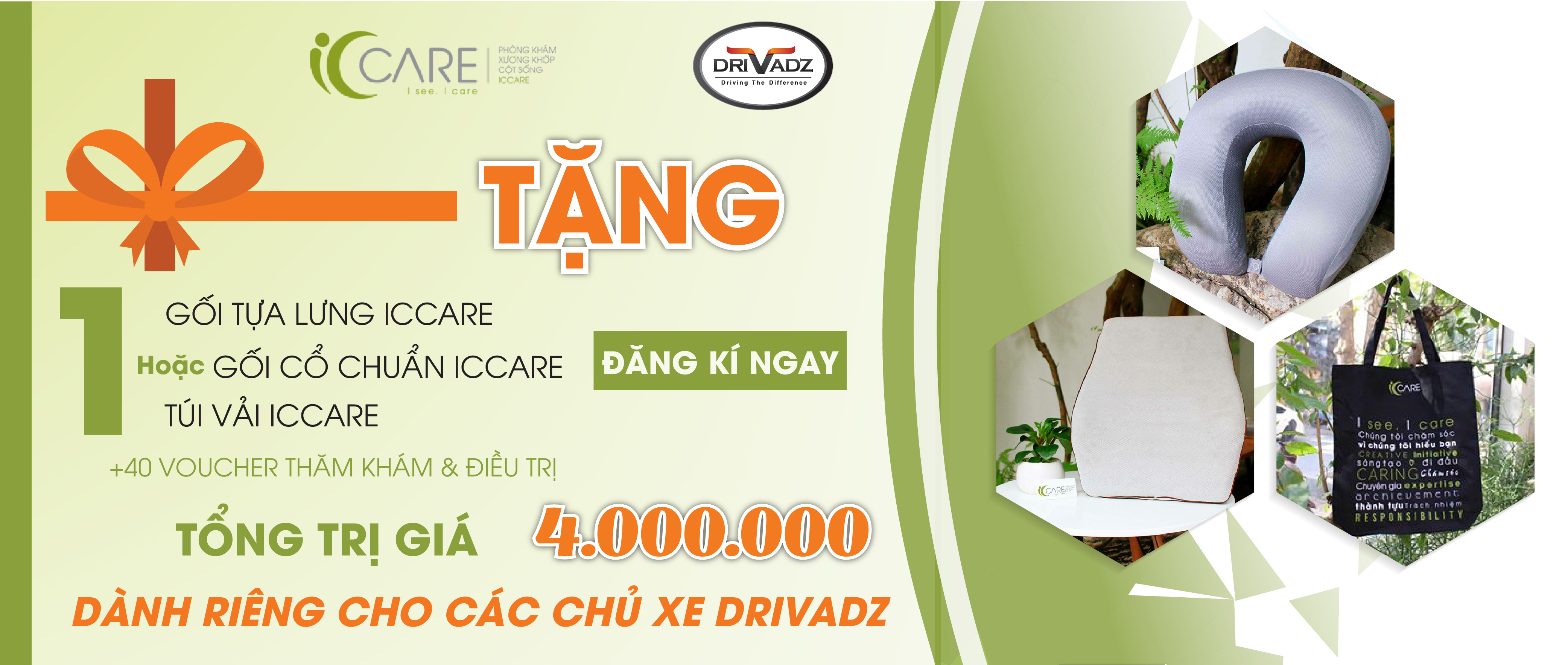 (GÓC QUÀ TẶNG) THĂM KHÁM & ĐIỀU TRỊ HOÀN TOÀN MIỄN PHÍ CHẤT LƯỢNG CAO VÀ NHẬN QUÀ LỚN TỔNG TRỊ GIÁ 4.000.000VND TỪ PHÒNG KHÁM iCCARE (GÓC QUÀ TẶNG) THĂM KHÁM & ĐIỀU TRỊ HOÀN TOÀN MIỄN PHÍ CHẤT LƯỢNG CAO VÀ NHẬN QUÀ LỚN TỔNG TRỊ GIÁ 4.000.000VND TỪ PHÒNG KHÁM iCCARE
