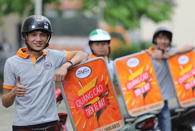 TĂNG THU NHẬP MỖI THÁNG NHỜ QUẢNG CÁO TRÊN XE MÁY TĂNG THU NHẬP MỖI THÁNG NHỜ QUẢNG CÁO TRÊN XE MÁY